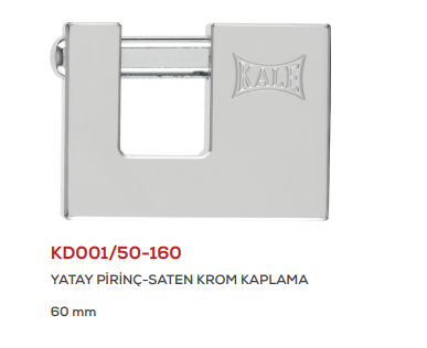 KALE KD001/50-160  (SATEN) 60MM