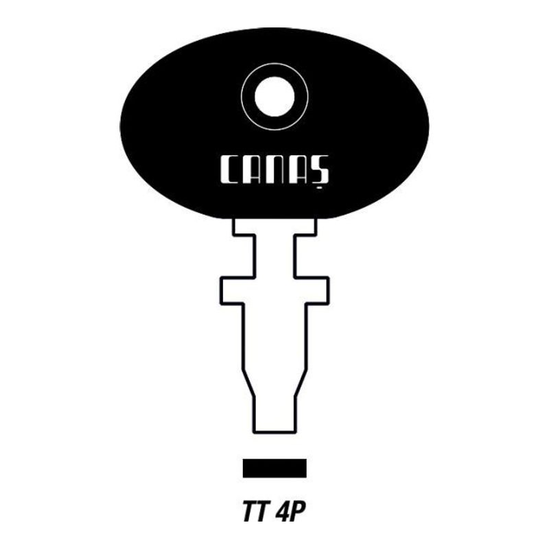 PLASTİK OTO ANAHTARI TT 4P