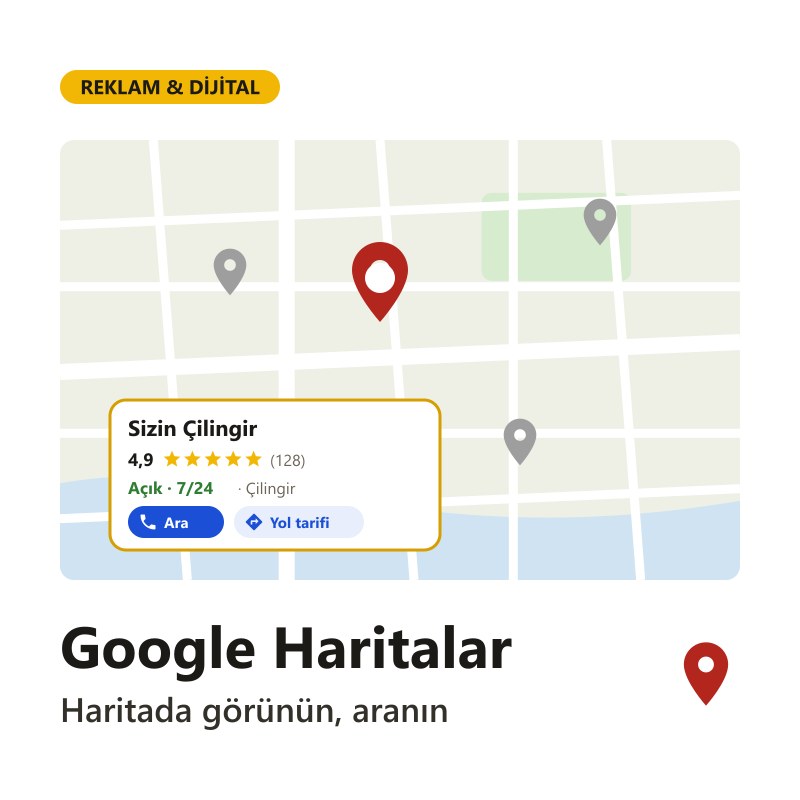 Google Haritalar Kaydı — Haritada Görünün
