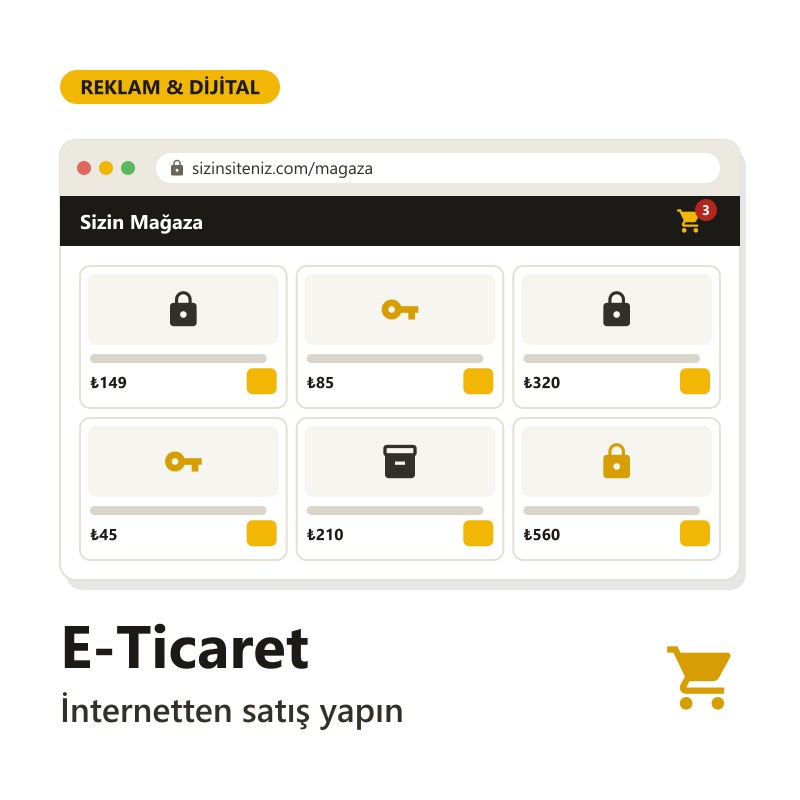 E-Ticaret Sitesi — İnternetten Satış